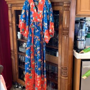 Vtg maxi dress young innocent by arpeja size 7